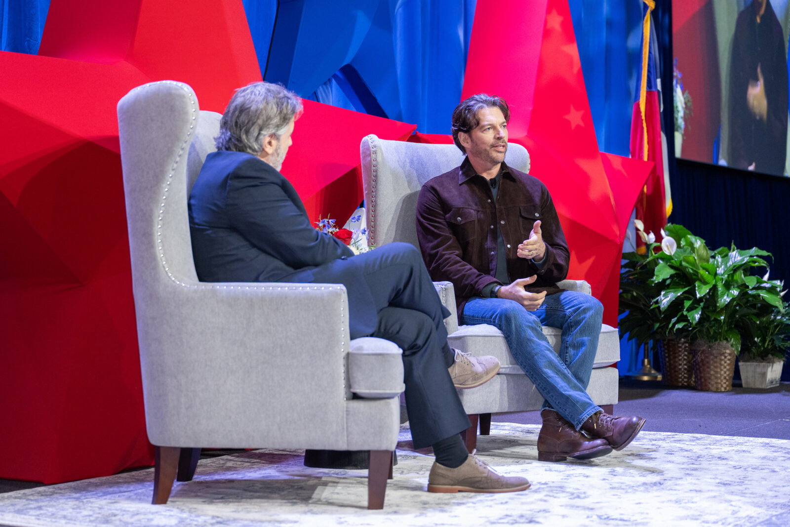 Ernie Manouse, Harry Connick, Jr. at Power of Literacy  (Photo by Jacob Power)
