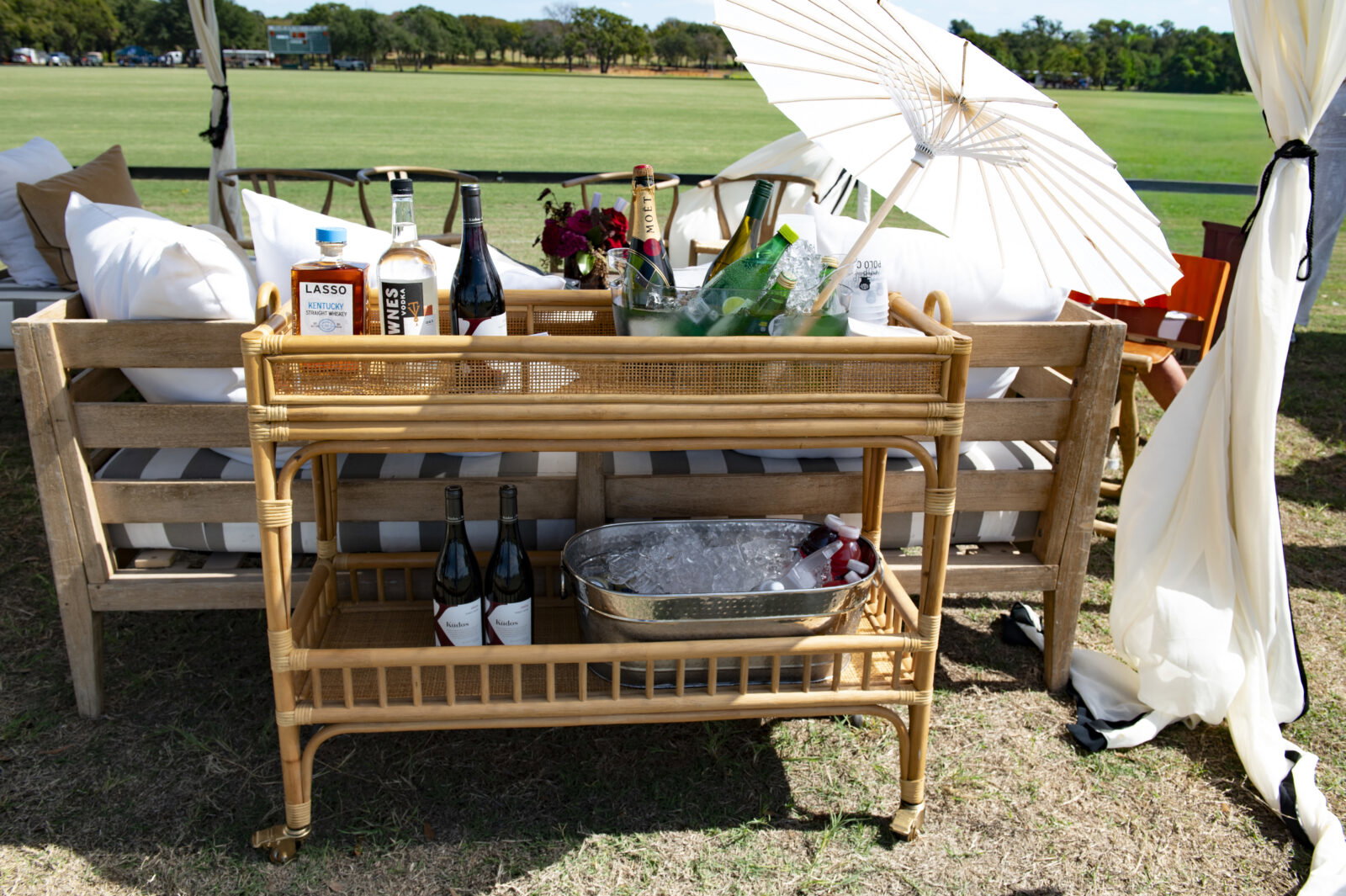Fieldside hospitality (Photo by Tamytha Cameron)