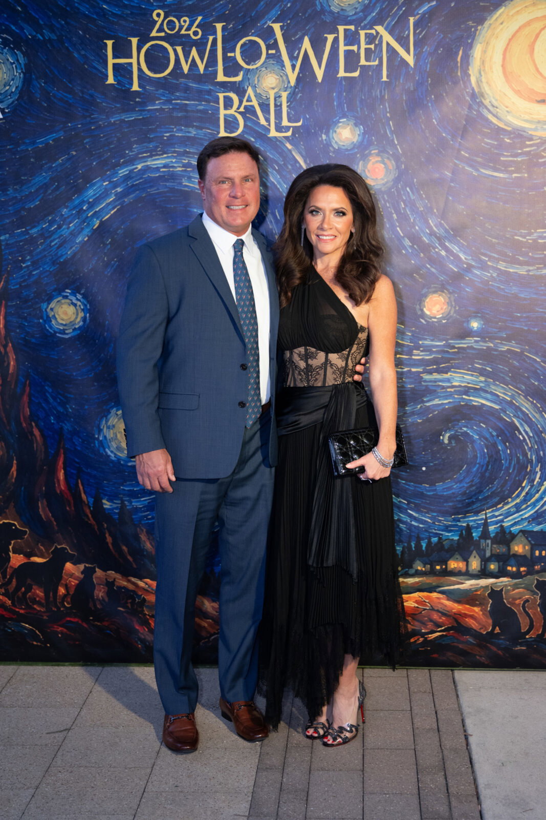 Frank Edgerly, Joanna Hartland at Houston SPCA's 2026 Howl-O-Ween Ball (Photo by Wilson Parish)