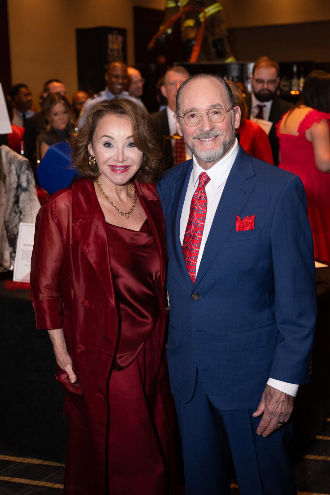 Gaye Lynn & Stuart Zarrow at the Red Hot Gala (Photo by Wilson Parish)