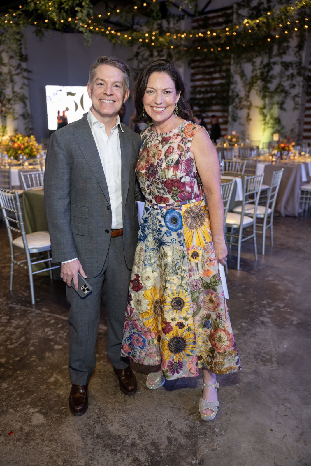 Justin Schultz, Cullen Geiselman Muse at the Houston Parks Board 50th anniversary celebration (Photo by Jenny Antill, courtesy of Houston Parks Board )