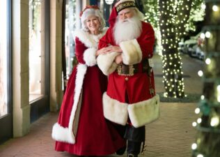 Highland Park Village Christmas Lights Celebration and Shopping Stroll