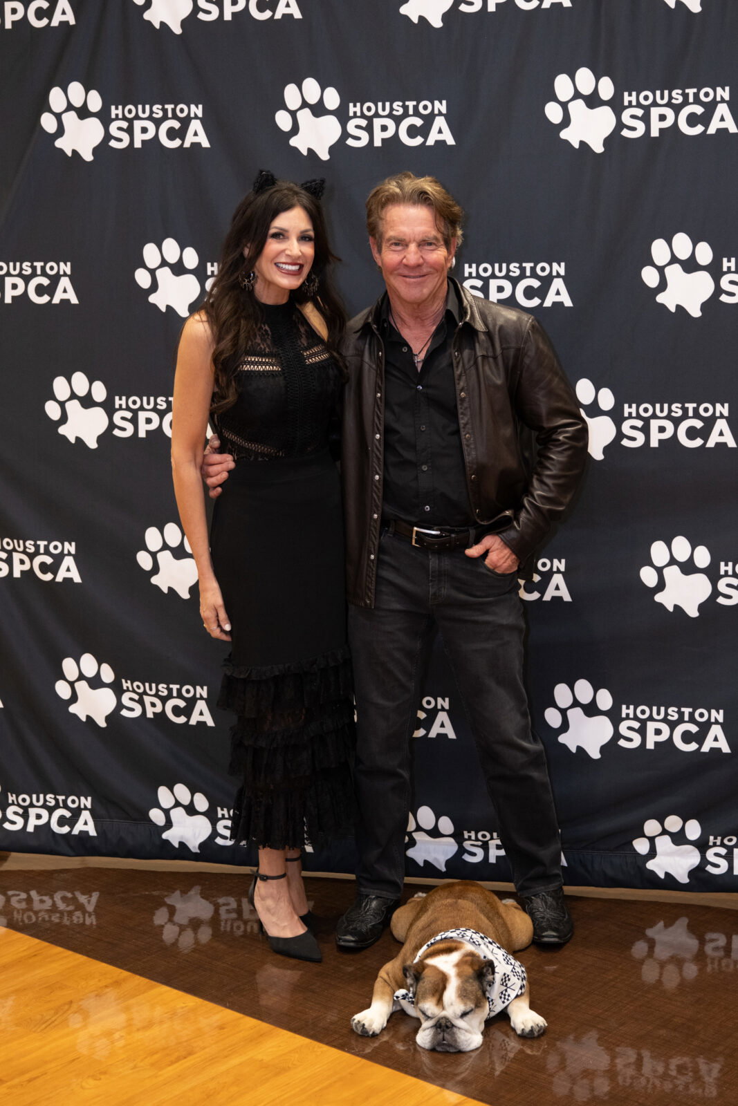 Jody Merritt, Dennis Quaid at Houston SPCA's 2026 Howl-O-Ween Ball (Photo by Wilson Parish)