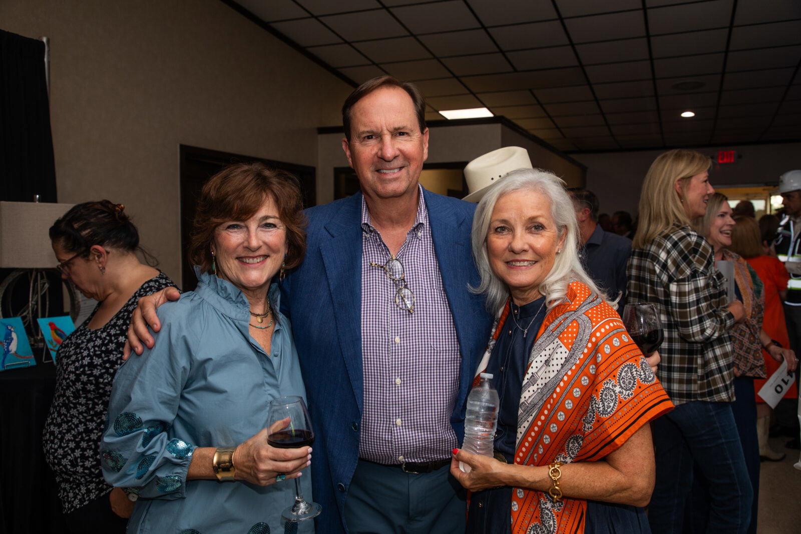 Julie Taetz, Paul and Penny Layne at Camp for All Blueprint Bash (Photo by James Pharaon Creative)