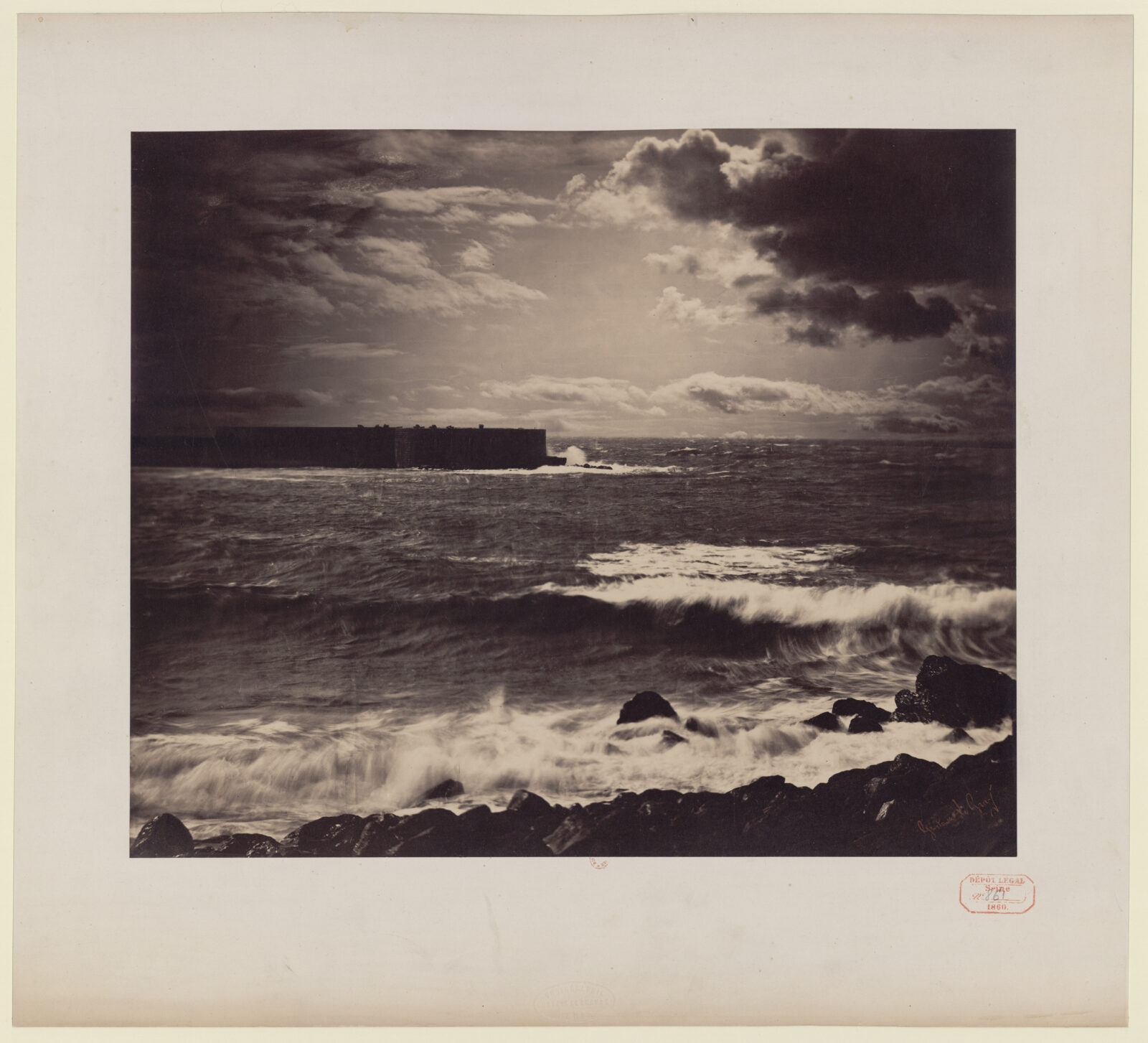 Gustave Le Gray’s images of beaches capture photography’s ability to hold Mother Nature immutable. (Photo Courtesy of the Kimbell Art Museum)