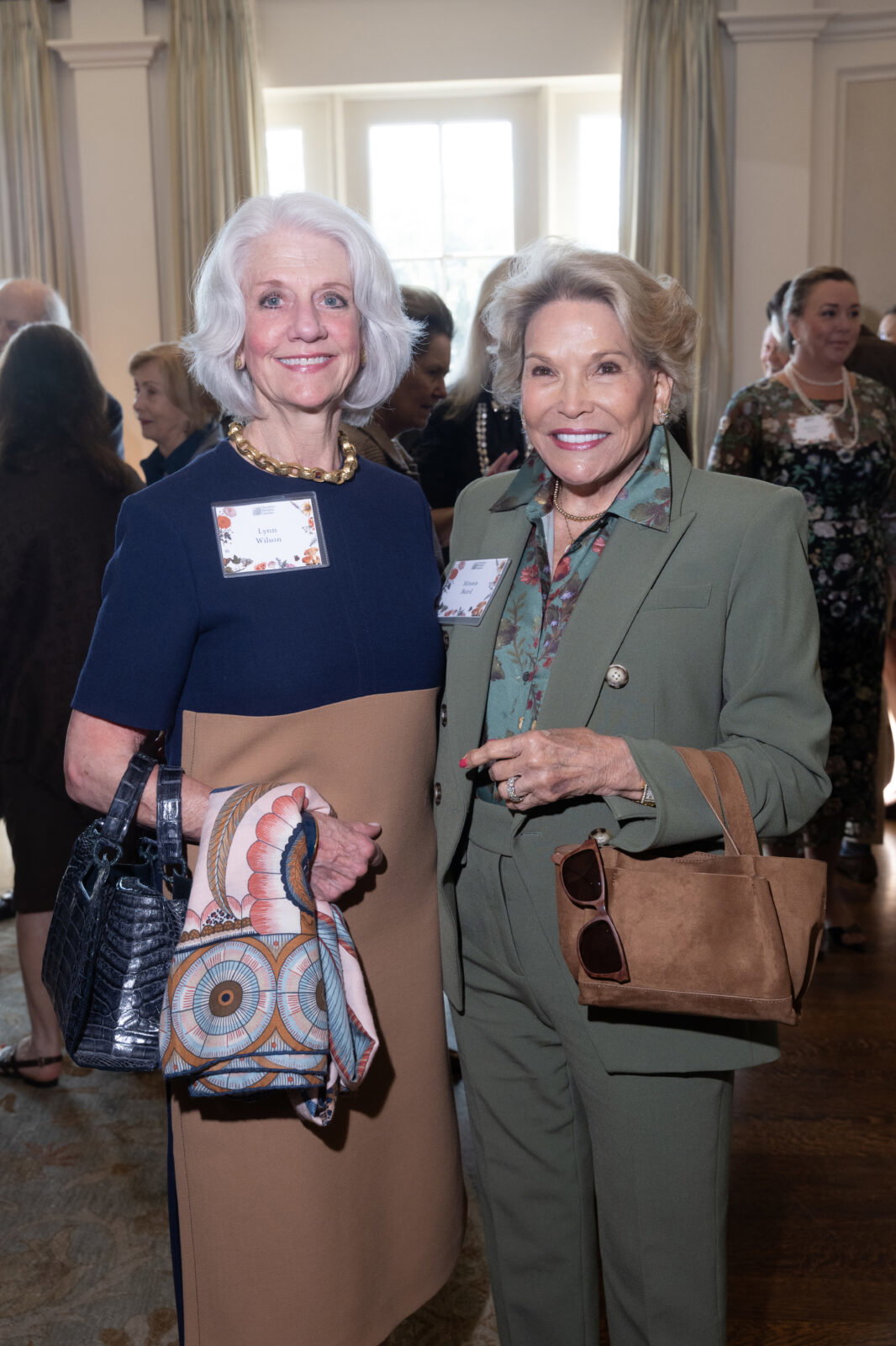 Lynn Wilson, Minnie Baird at the Houston Botanic Garden annual luncheon (Photo by Daniel Ortiz)