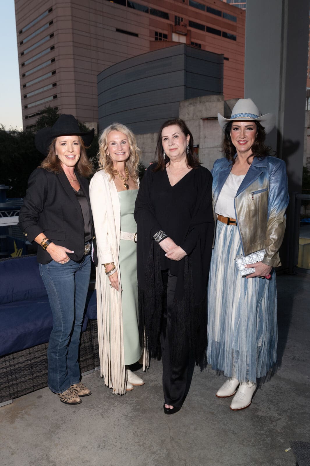 Lynnette Davis, Cindy Bendi, Sylvia Forsythe, Alicia Smith at Dec My Room (Photo by Daniel Ortiz)