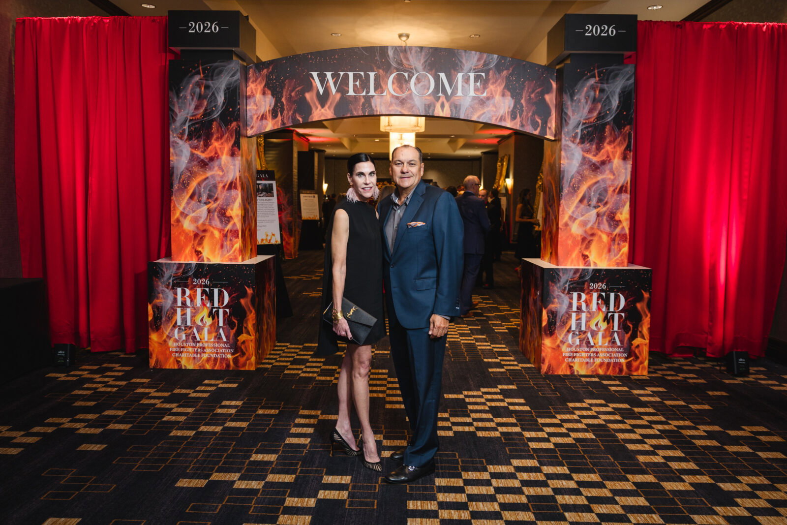Marcia Wilson, Earl Berkheimer at the Red Hot Gala (Photo by Johnny Than)