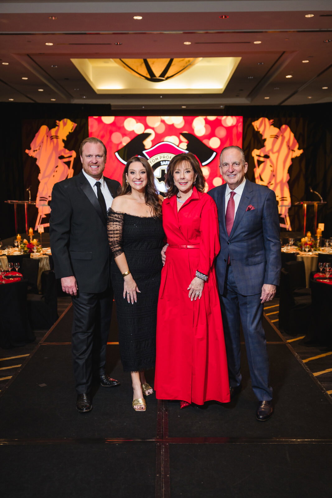 Marty Lancton, Laura Elizabeth Stein, Elizabeth & Alan Stein at the Red Hot Gala (Photo by Johnny Than)