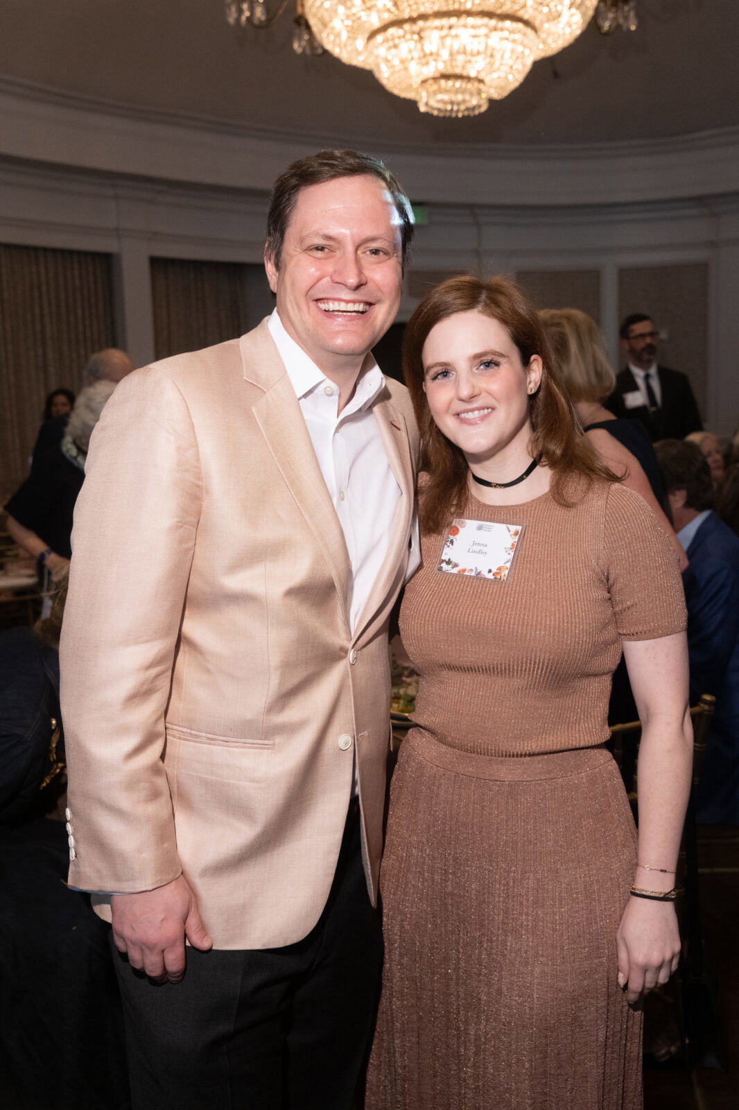 Matthew Alexander, Jenna Lindley at the Houston Botanic Garden annual luncheon (Photo by Daniel Ortiz)