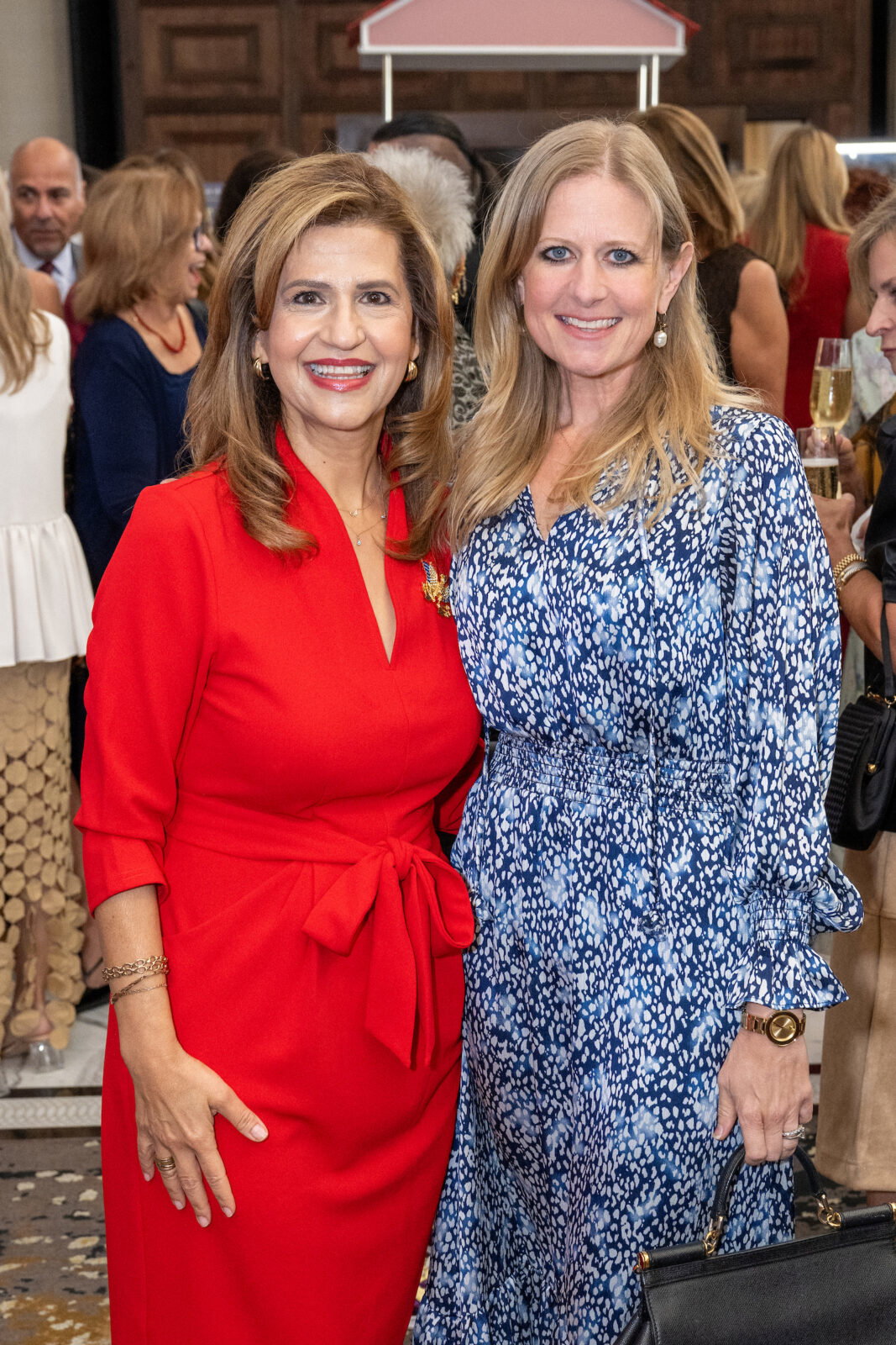 Mehrnaz Gill and Melissa Murphy at Power of Literacy  (Photo by Jacob Power)