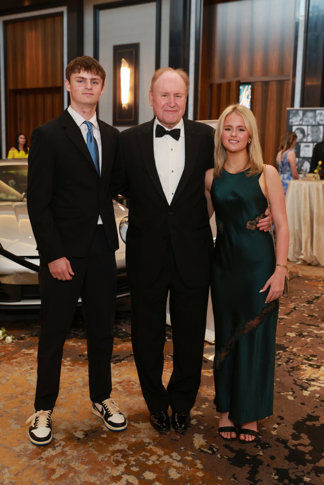 Meyer Petersen, Gary Petersen, Margaux Petersen at Houston Children's Charity gala (Photo by Priscilla Dickson)