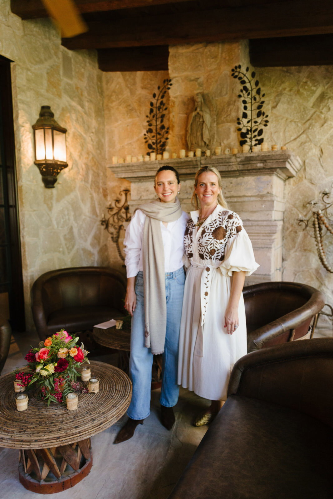 Lynch led a cheerful conversation with fellow entrepreneur Lindsey Boyd, the founder of Lindry Lab, a brand that aims to redefine laundry and home care. (Photo by Vanessa Chavez)