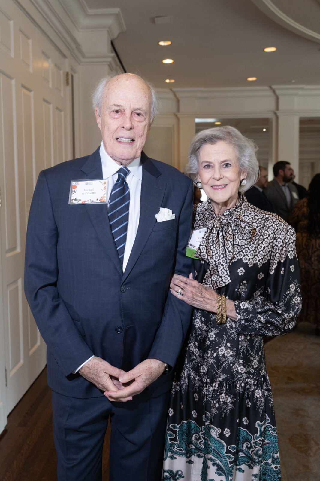 Michael & Kingslea von Helms at the Houston Botanic Garden annual luncheon (Photo by Daniel Ortiz)