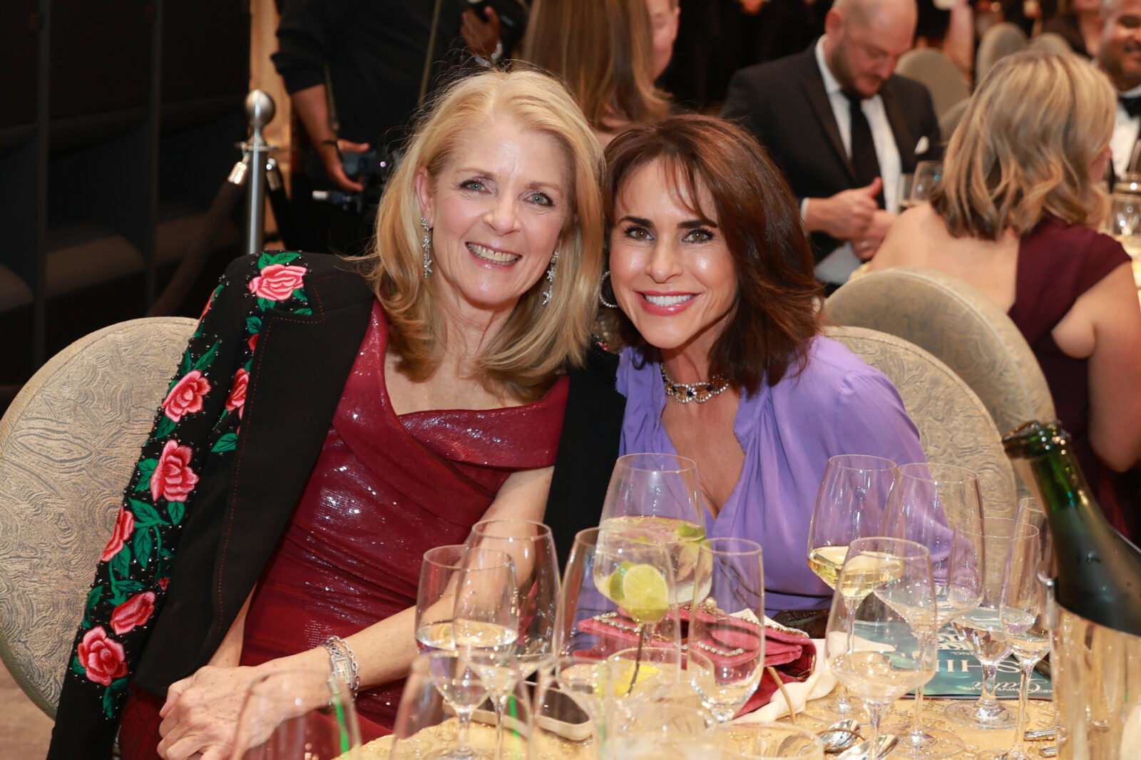 Paige Fertitta, Maria Bush at Houston Children's Charity gala (Photo by Priscilla Dickson)
