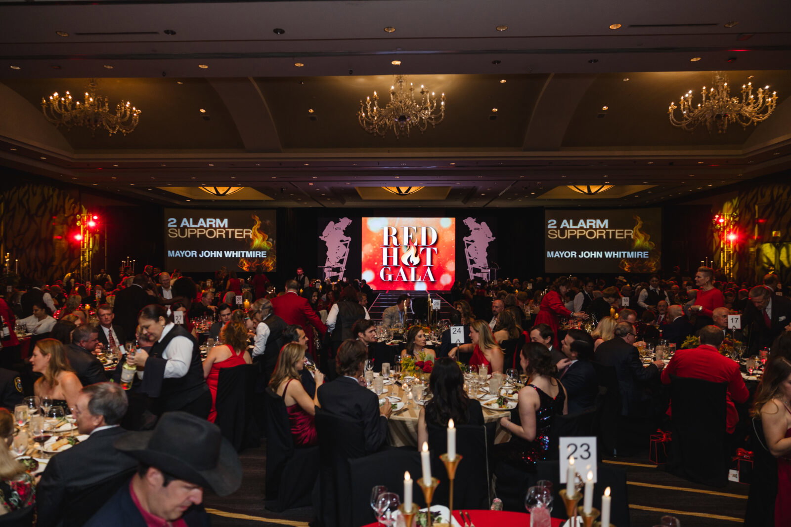 The scene at the 'Red Hot Gala' (Photo by Johnny Than)