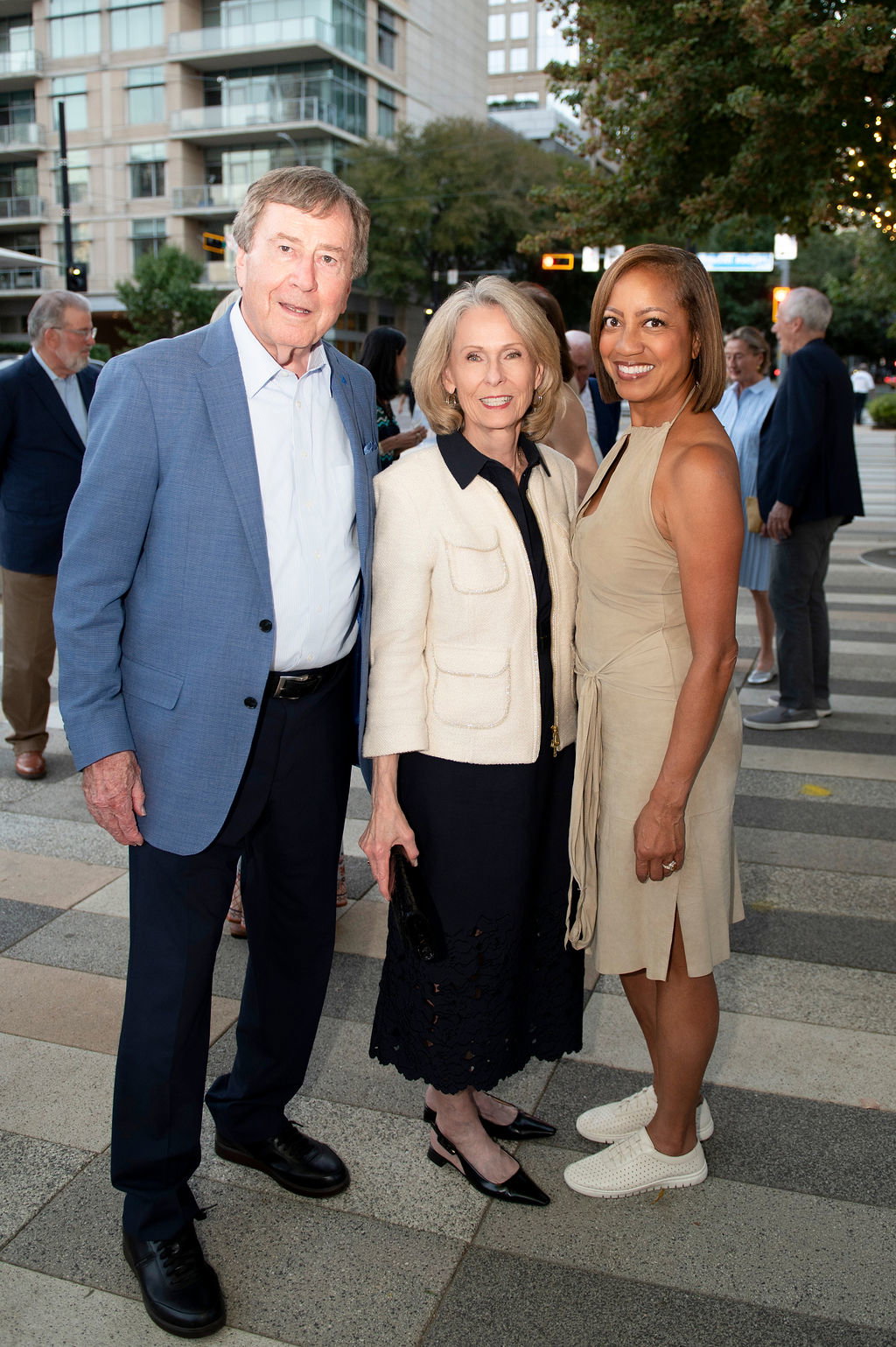 R. Gerald Turner, Gail Turner, Sophia Johnson (Photo by Tamytha Cameron)