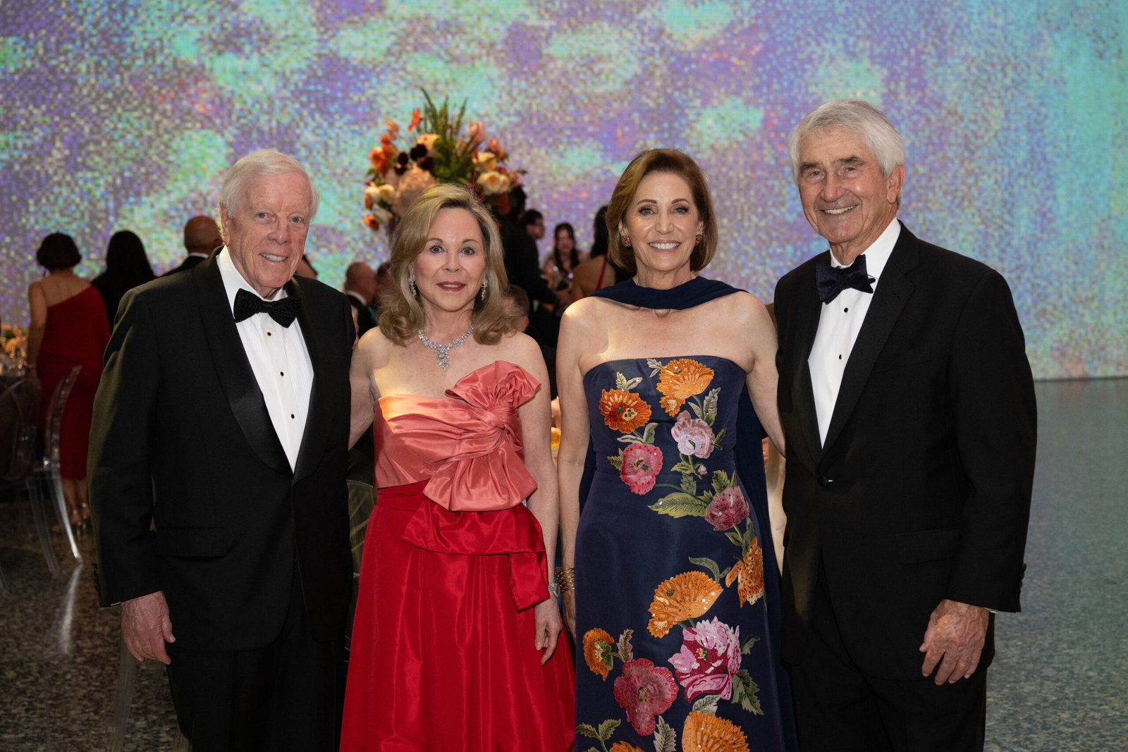 Rich and Nancy Kinder; Ball Chairs Polly and Murry Bowden; Photo by Wilson Parish