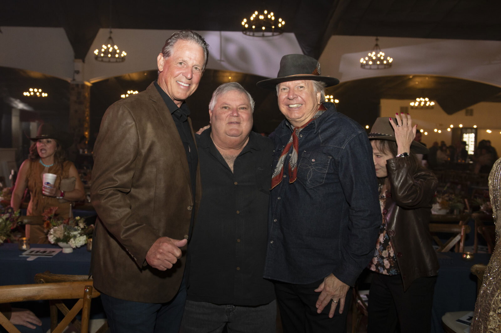 Richard Chamberlain, Dr. Joe LaManna, Dean Fearing (Photo by Tamytha Cameron Photography)