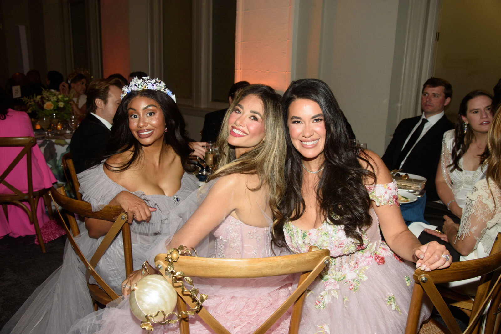 Rochelle Deiso, Crystal Robin, Tiffany Kaileh at Children's Museum Houston gala (Photo by Alexander's Fine Portrait Design)