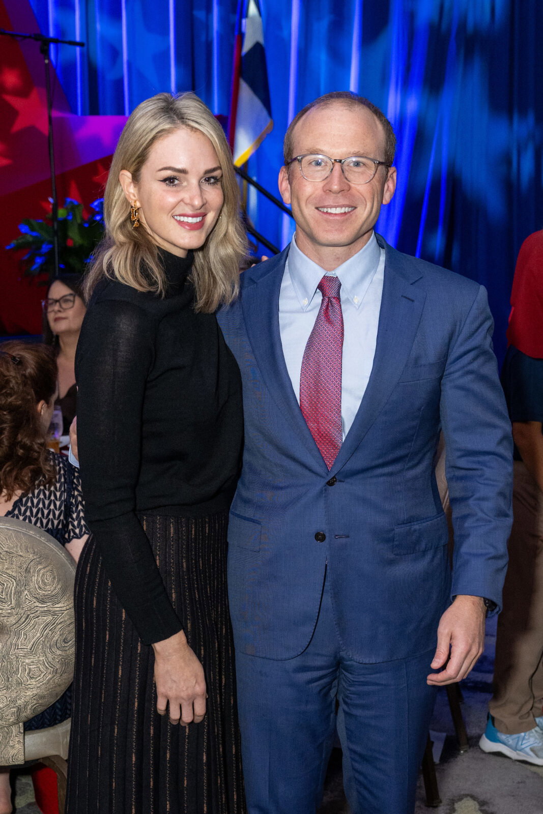Sarahbeth and Pierce Bush at Power of Literacy  (Photo by Jacob Power)