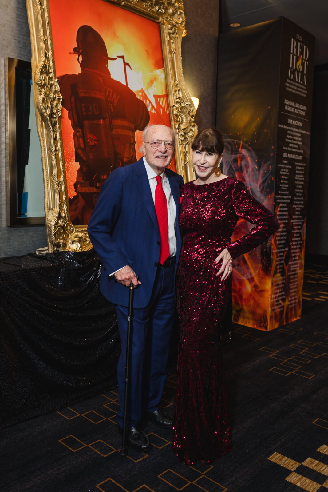 Shafik Rifaat & Shelby Hodge at the Red Hot Gala (Photo by Johnny Than)