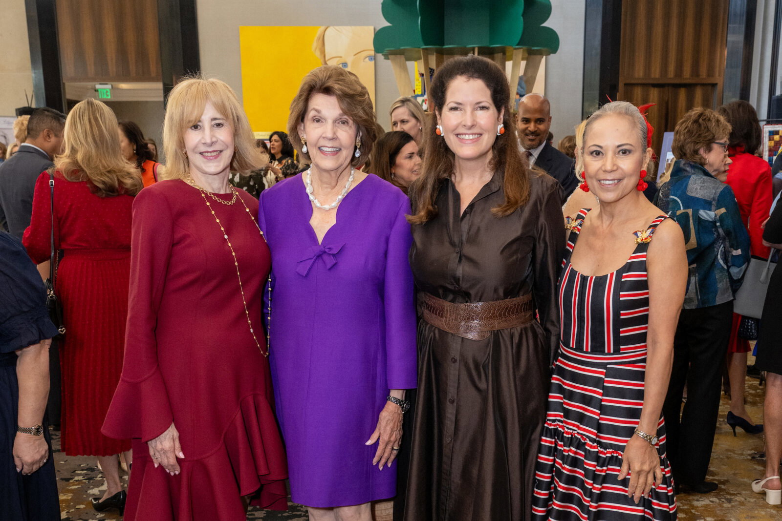 Vicki West, Lilly Andress, Melissa Sandefer, Raquel Lewis at Power of Literacy  (Photo by Jacob Power)